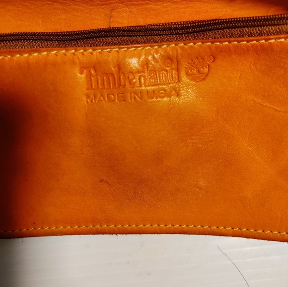 Vintage RARE Auth Timberland Nubuck and Leather bag. - Picture 13 of 14